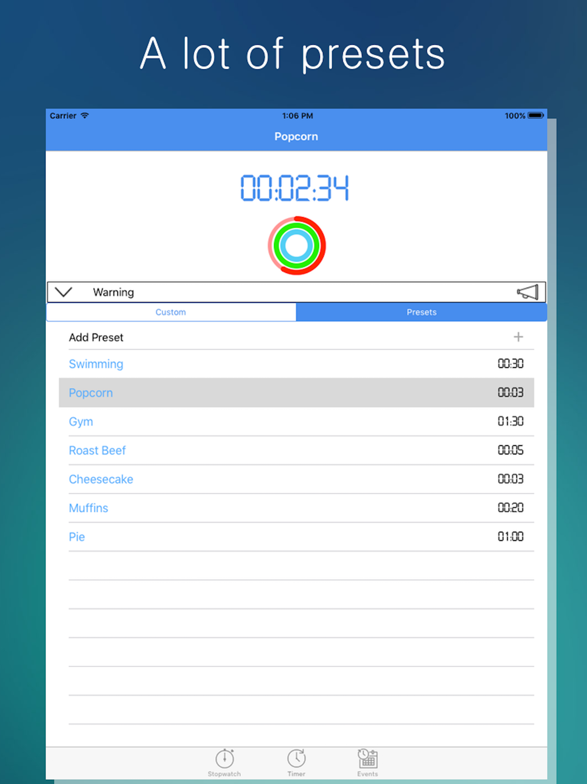Chrono Ultimate - stopwatch, timer and countdown