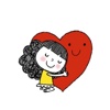 Lula Little Girl Love Animated Sticker