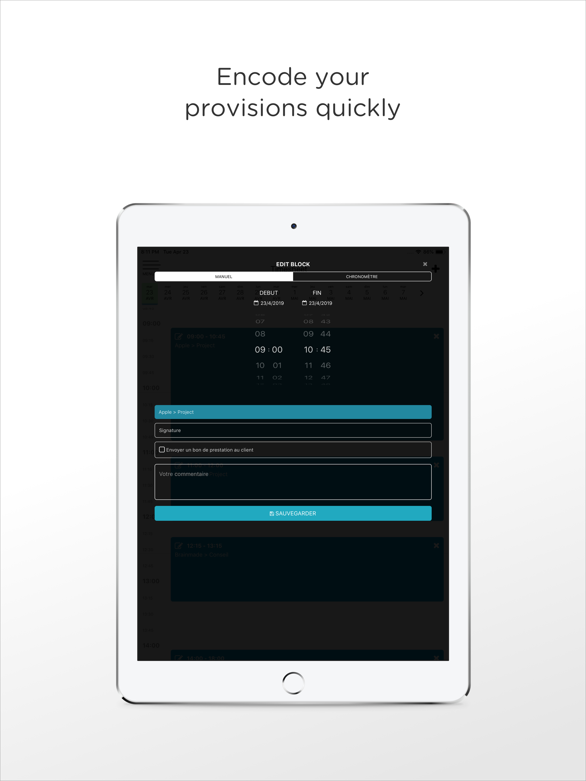 Timetrack Mobile screenshot 8