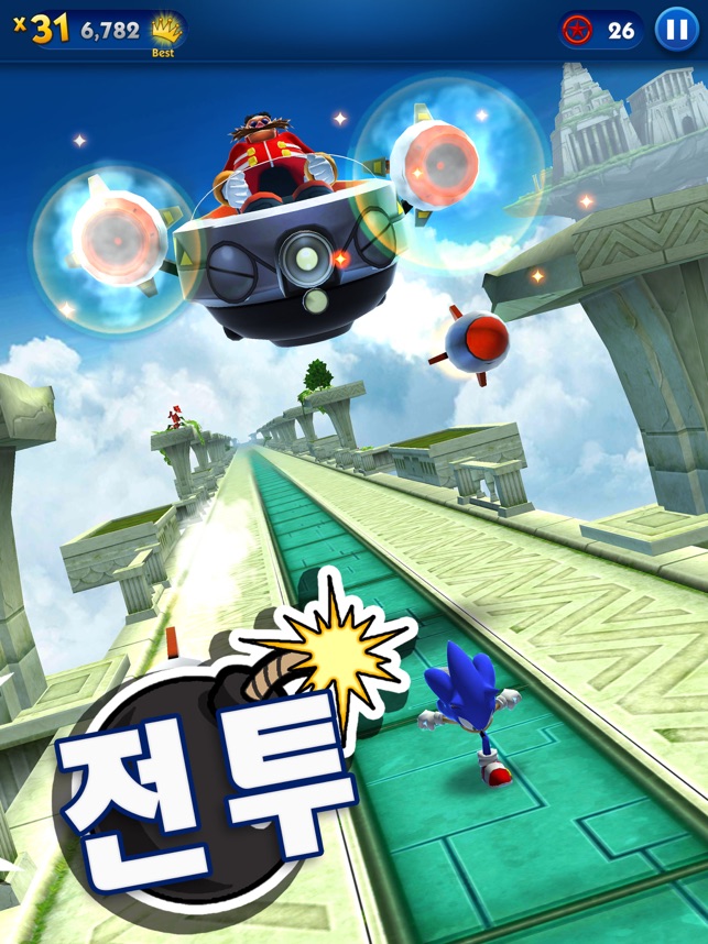 App Store에서 제공하는 Sonic Dash - 달리는 게임 과 점프게임