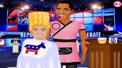 How to cancel & delete Makeup Hair Games:Trump VS Clinton from iphone & ipad 4