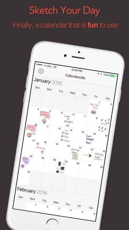 Sketch Calendar - Doodle and Paint Your Day