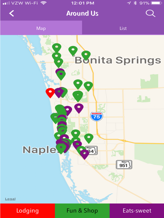 Go Naples iPad screenshot 5 - Travel app