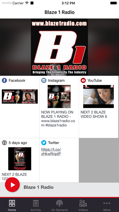 Screenshot #1 pour Blaze 1 Radio