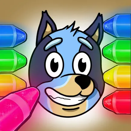 Coloring Bluey by number Cheats