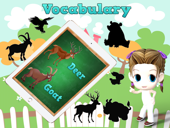 animals vocabulary exercises kindergarten