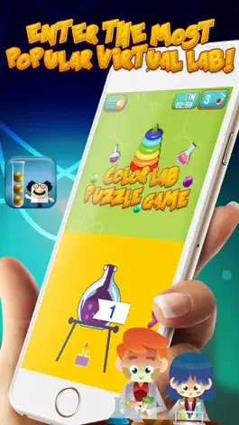 Game screenshot Color Lab Puzzle Game: Bubble Tower of Hanoi mod apk