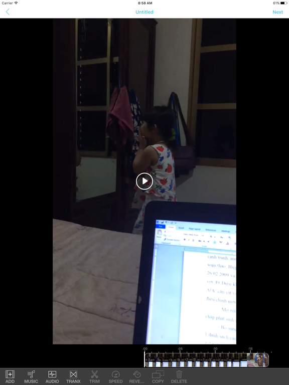 Screenshot #4 pour Square Video Editor - Remake video with music
