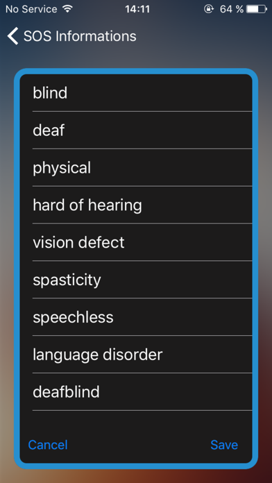 HandHelp - Life Care emergency Screenshot