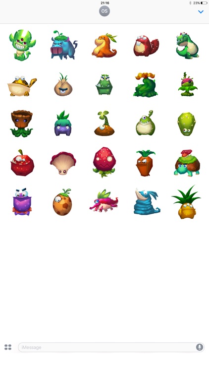 Plant and Animal Game Stickers