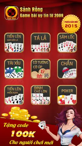 Game screenshot Sanh Rong - Game danh bai mod apk