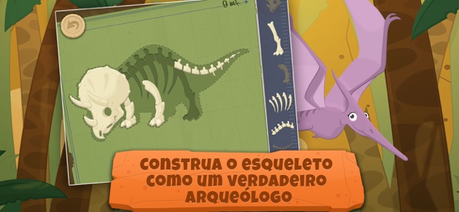 jogo de espionagem de dinossauro para crianças. pesquisando e