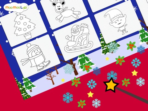 クリスマスゲーム - 子供のぬりえ , シールブックのおすすめ画像2