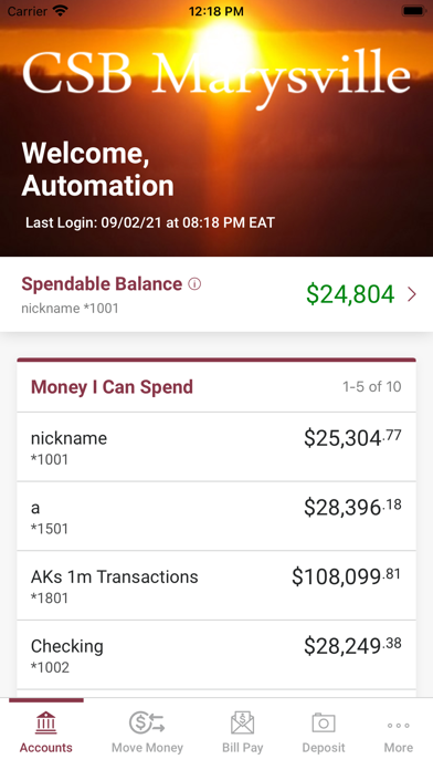 CSB Marysville Mobile Screenshot