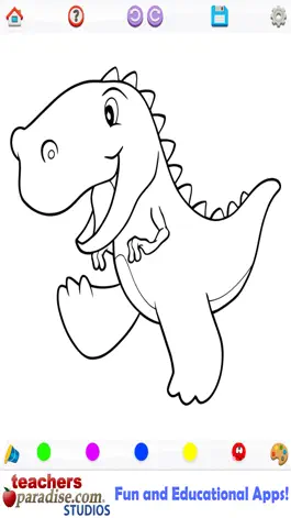Game screenshot Dinosaurs Coloring Book apk
