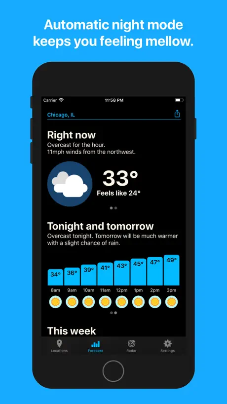 Hello Weather: Forecast & Maps