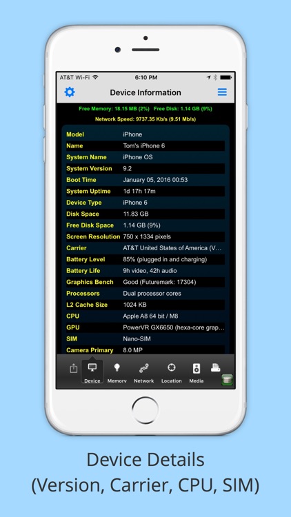 iMySystem - Your Device Details