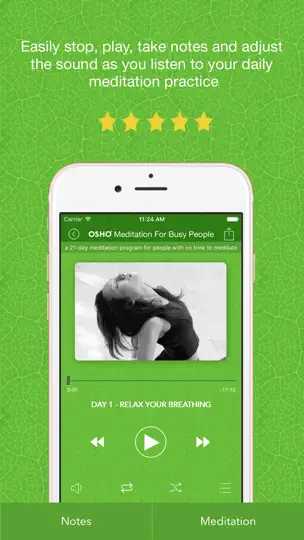 Captura de pantalla de Meditation For Busy People en iPhone 1