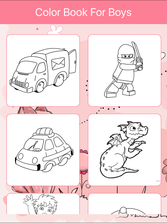 Screenshot #6 pour Jeux de Coloriage Garçon - Dessins à Colorier.
