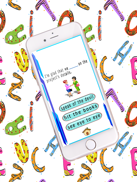 Apps to improve english idioms and phrases courses iPad screenshot
