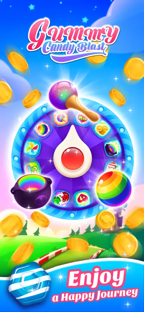Gummy Candy Blast！Match 3 Game
