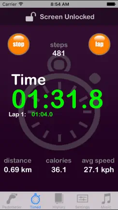 Pedometer Lite iPhone image 2