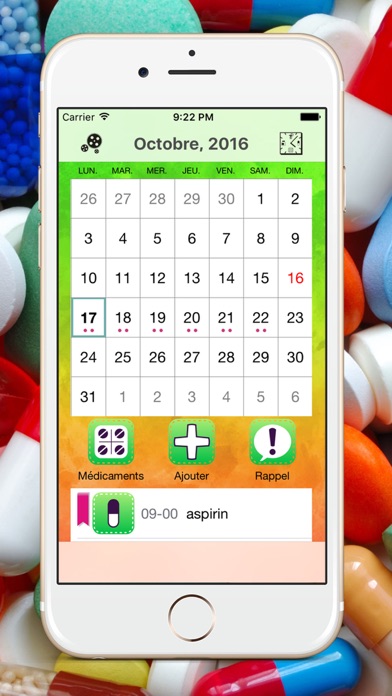 Screenshot #1 pour Pill-in-Time - pilules rappel & médicament suivi