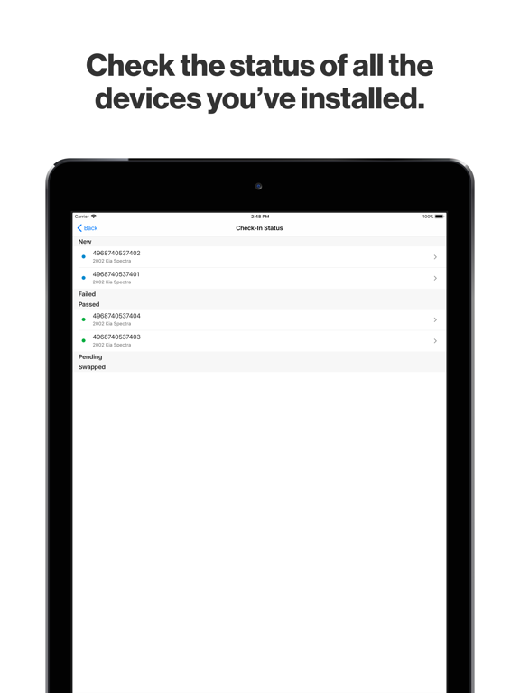 Reveal Hardware Installer iPad screenshot