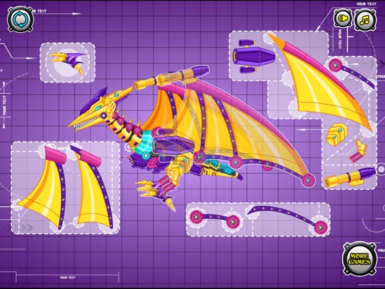 機械翼竜：恐竜おもちゃを組み立てて、ツイン益智が小さいゲームをのおすすめ画像5