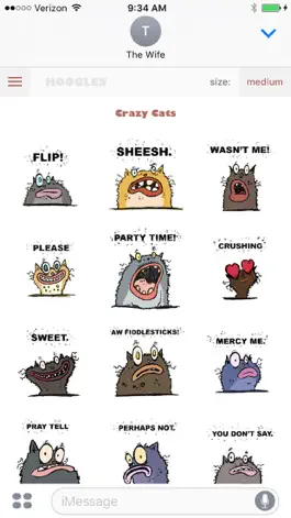 Game screenshot HOOGLES (animated stickers) hack