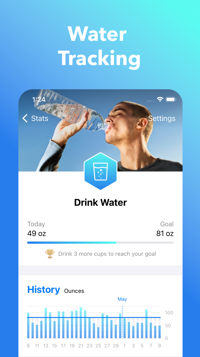 Nutrilio Food Tracker and Water