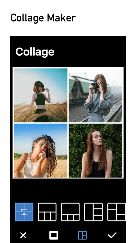 Grids - no crop photo editor