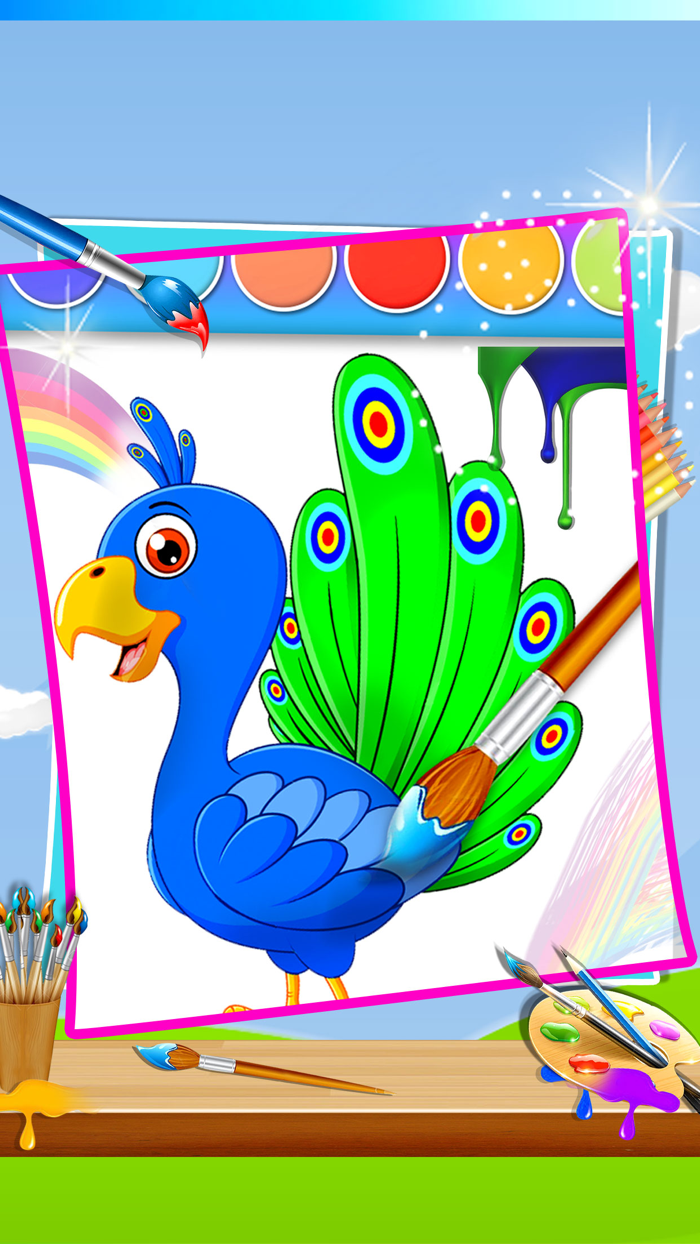 Kids Doodle Color Book - Paint and Draw Game