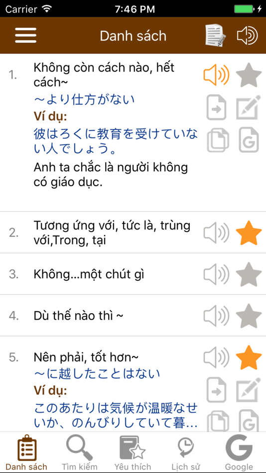 Từ vựng, ngữ pháp tiếng Nhật JPLT N2 (Phần 1) - 2.1 - (iOS)