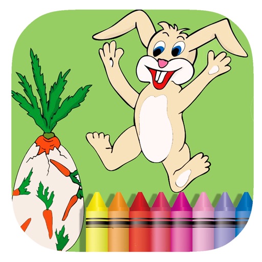 Free Bunny Carrot Coloring Book Game Edition iOS App