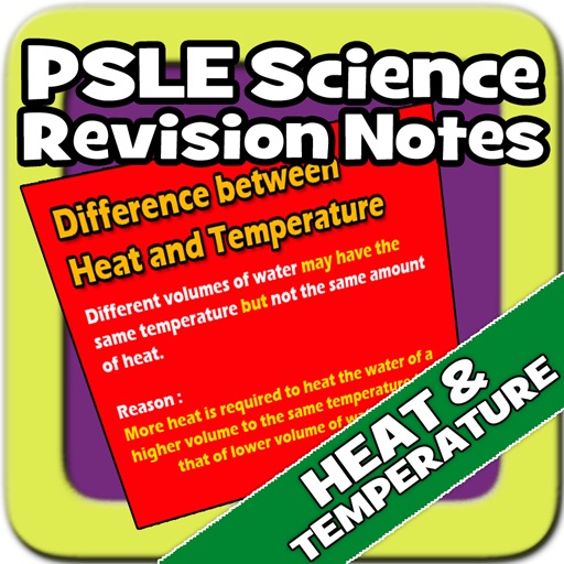 PSLE Science Revision Notes - Heat & Temperature
