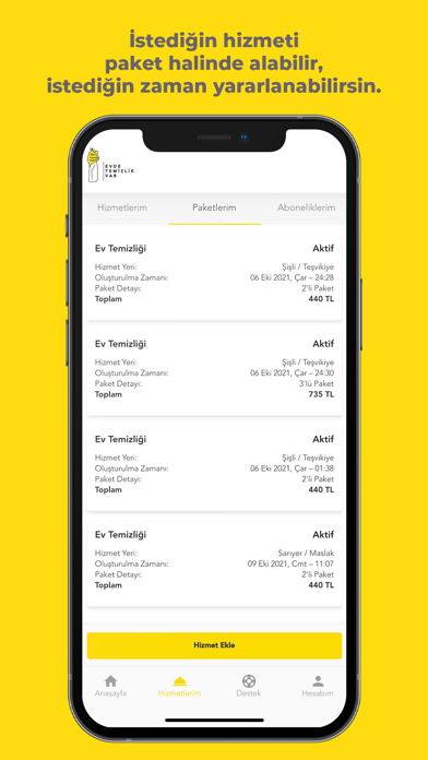 EvdeTemizlikVar Screenshot