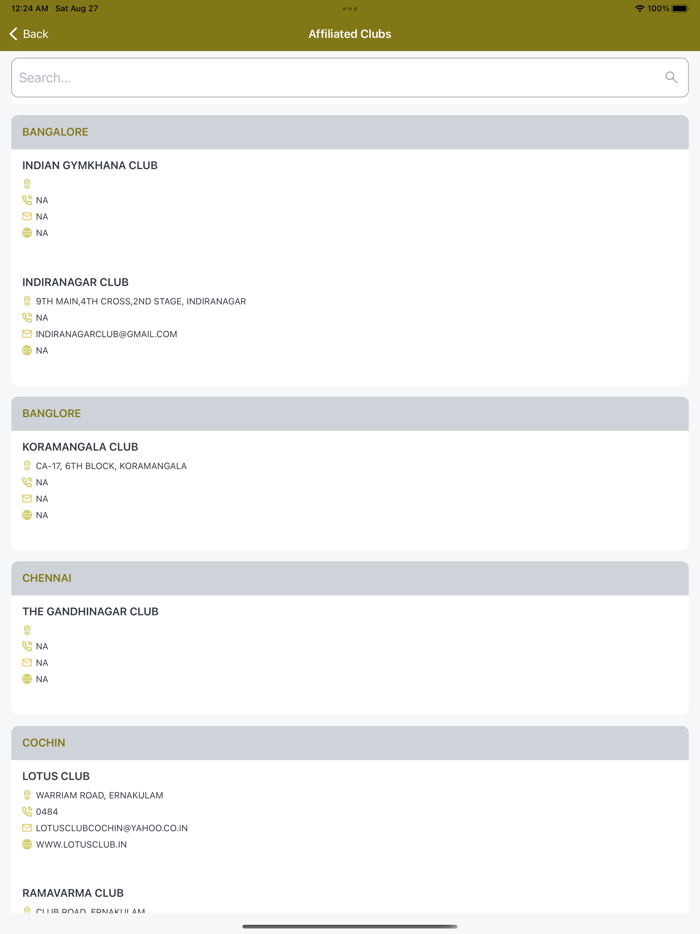 THE GANDHINAGAR CLUB