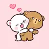 Milk and Mocha Couple Stickers App Feedback