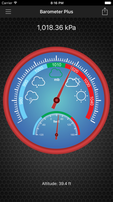 Barometer Plus - Altimeter PRO Screenshot