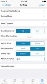 GPS Coordinate Recorder screenshot