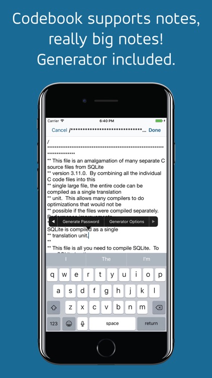 Codebook – Password Manager and Data Vault screenshot-4