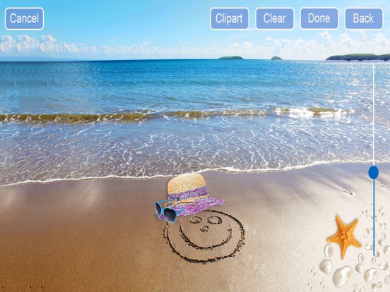 Screenshot #5 pour Sand Draw : Beach Creativity Realistc Drawing