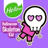 Hellowe Stickers: Halloween SkeletonKid