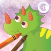 Cute Coloring HD - 恐竜のゲームぬりえ