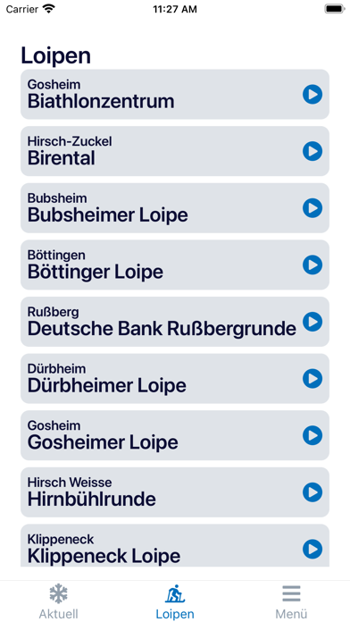 Heuberg Loipen Screenshot