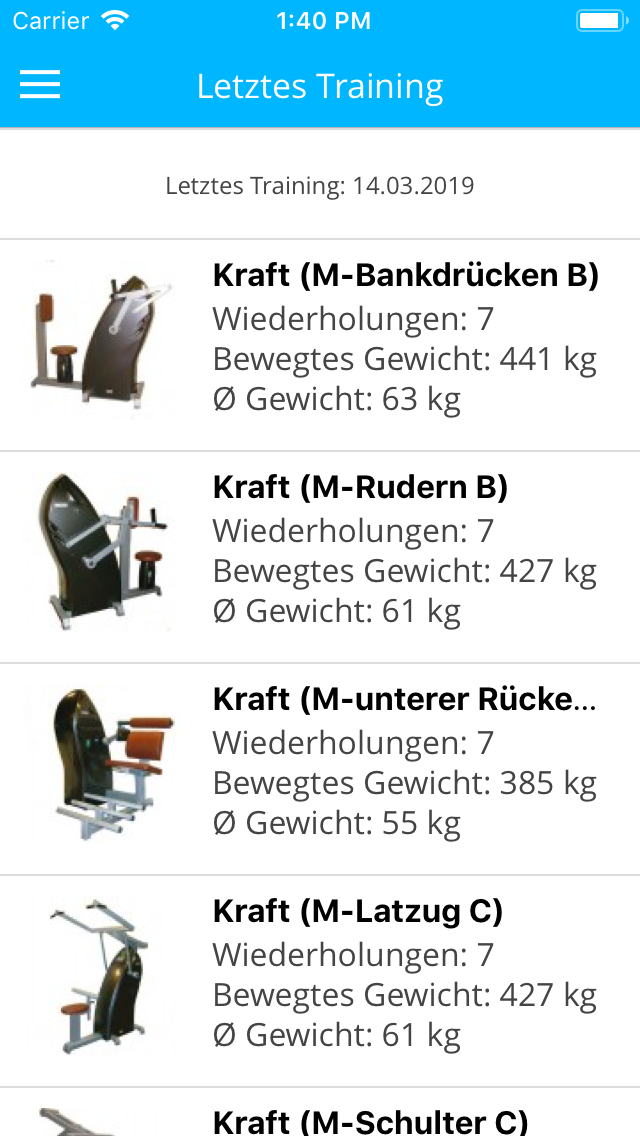 ProFit Mitglieder App