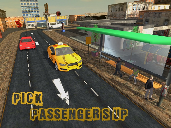 Taxi Driver Traffic Rush