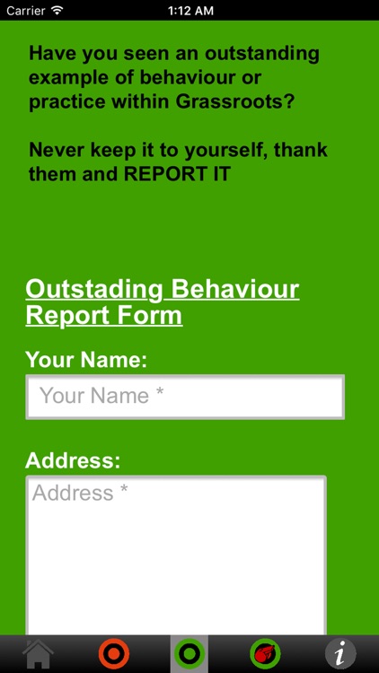 Grassroots Report It