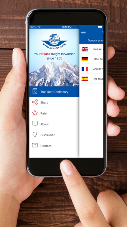 Transport Dictionary